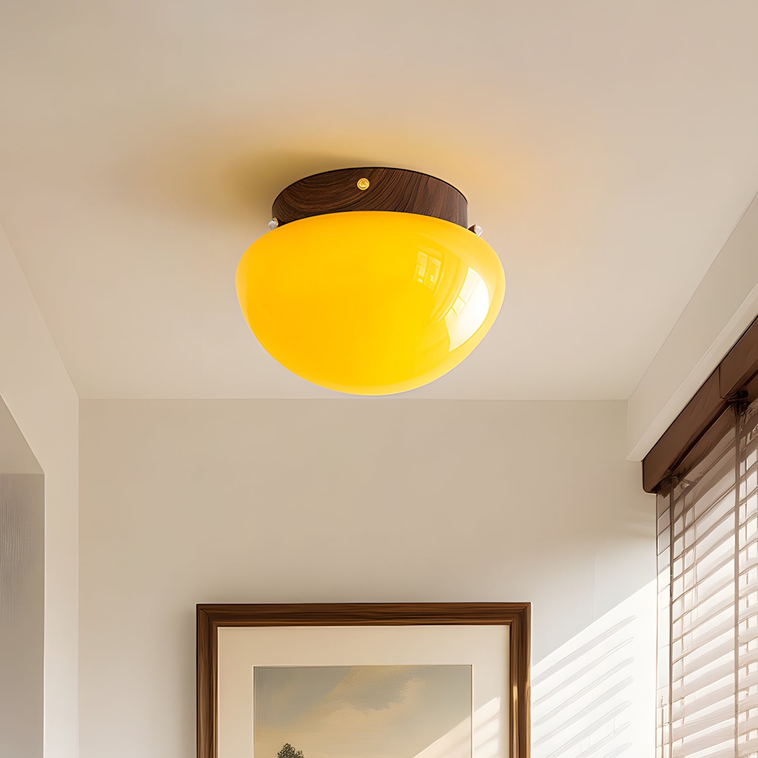 Honeyed Dome Ceiling Lamp T1541