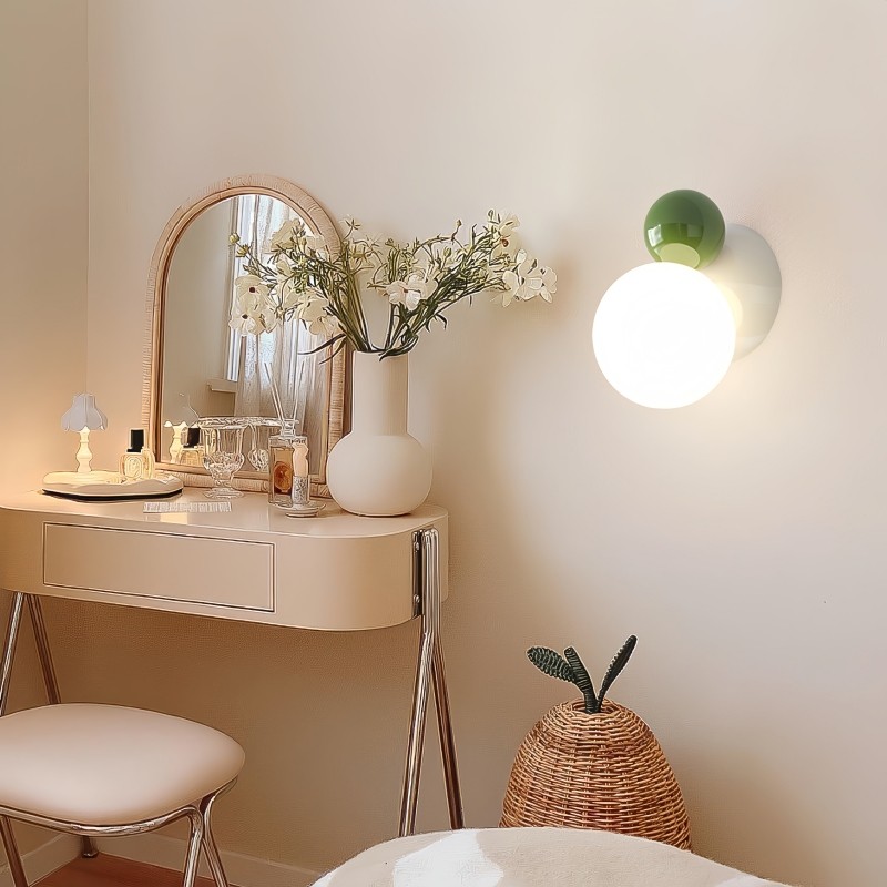 Macaron Globe Metal Wall Light Ceiling Light M124