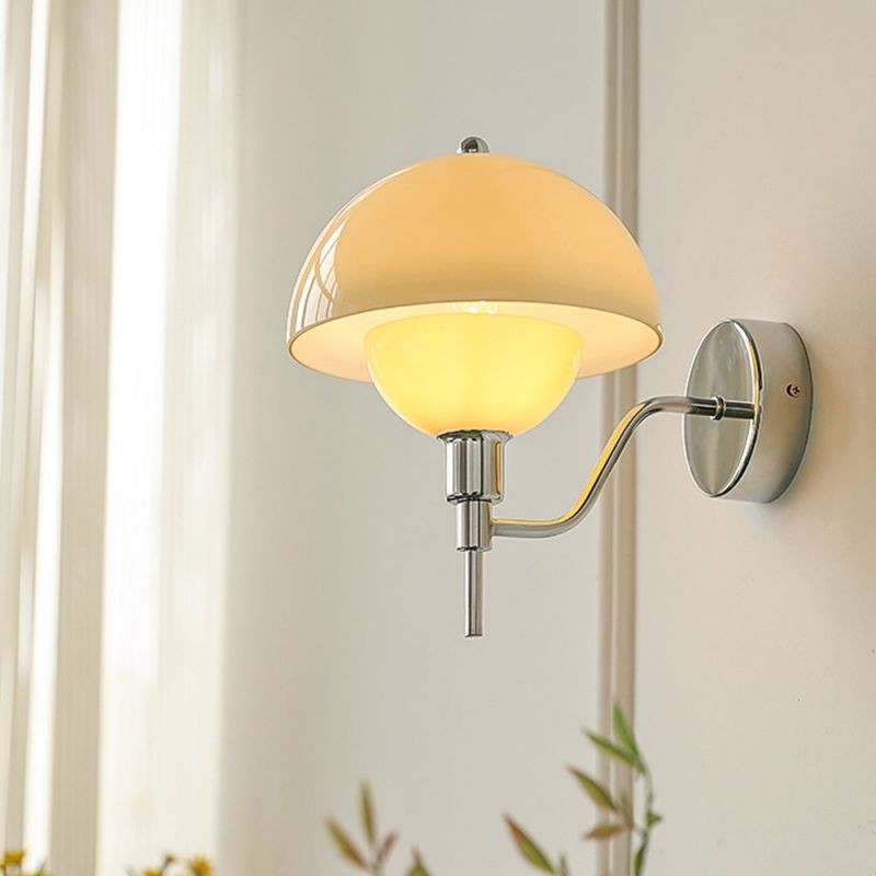 Cream Mushroom Aisle Wall Lamp S157