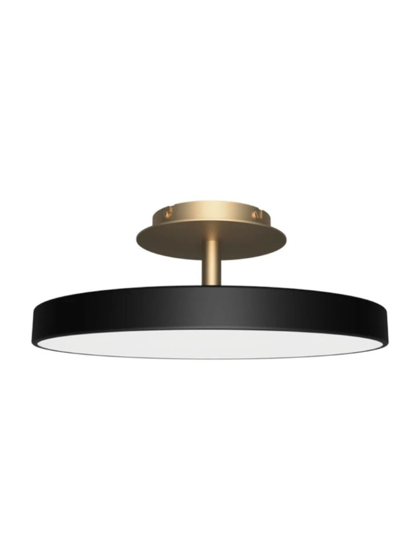 Round Flush Ceiling Lamp — Nordic Minimalist Light for Bedroom & Living G104