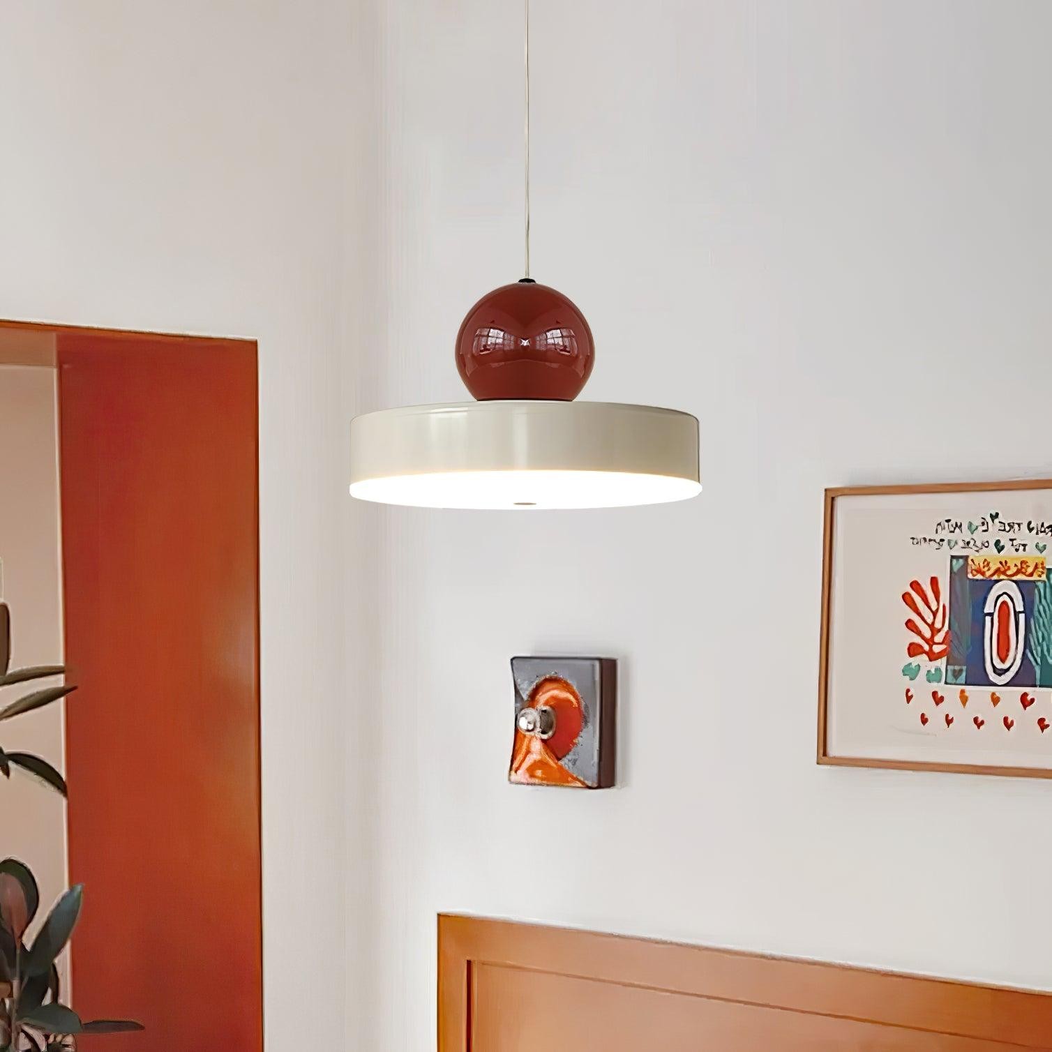 Modern Minimalist Round Led Pendant Light For Kitchen Island M123