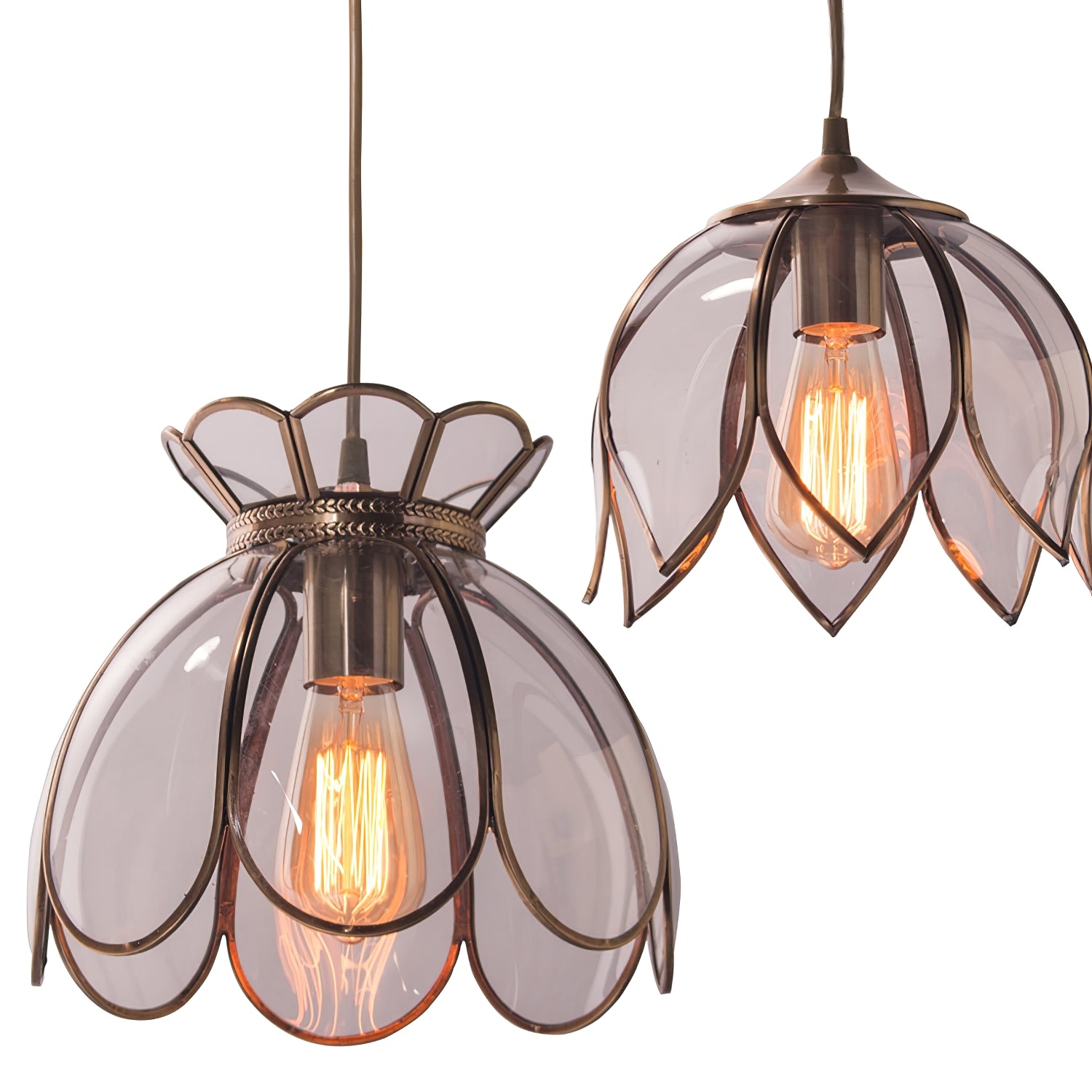 Retro Lotus Pendant Lamp T1806