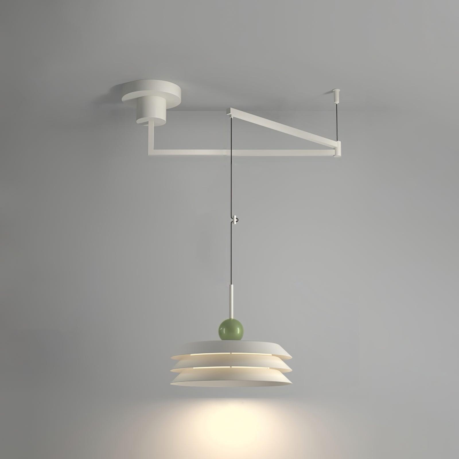 Nordic Creative Cream Style Multi-Layer Pendant Lamp For Living Room M345