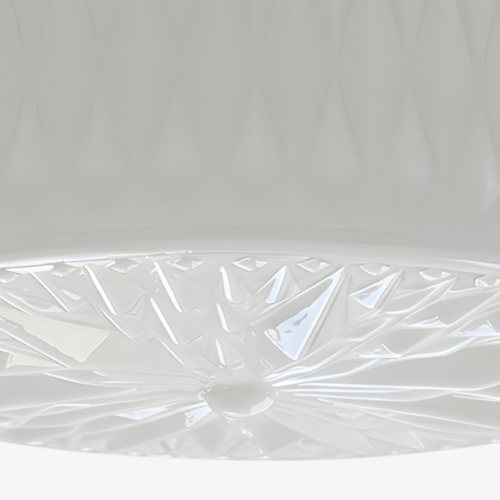 Mistaro Minimal Glass Ceiling Lamp - Flush Mount Design for Living Room and Bedroom T1121