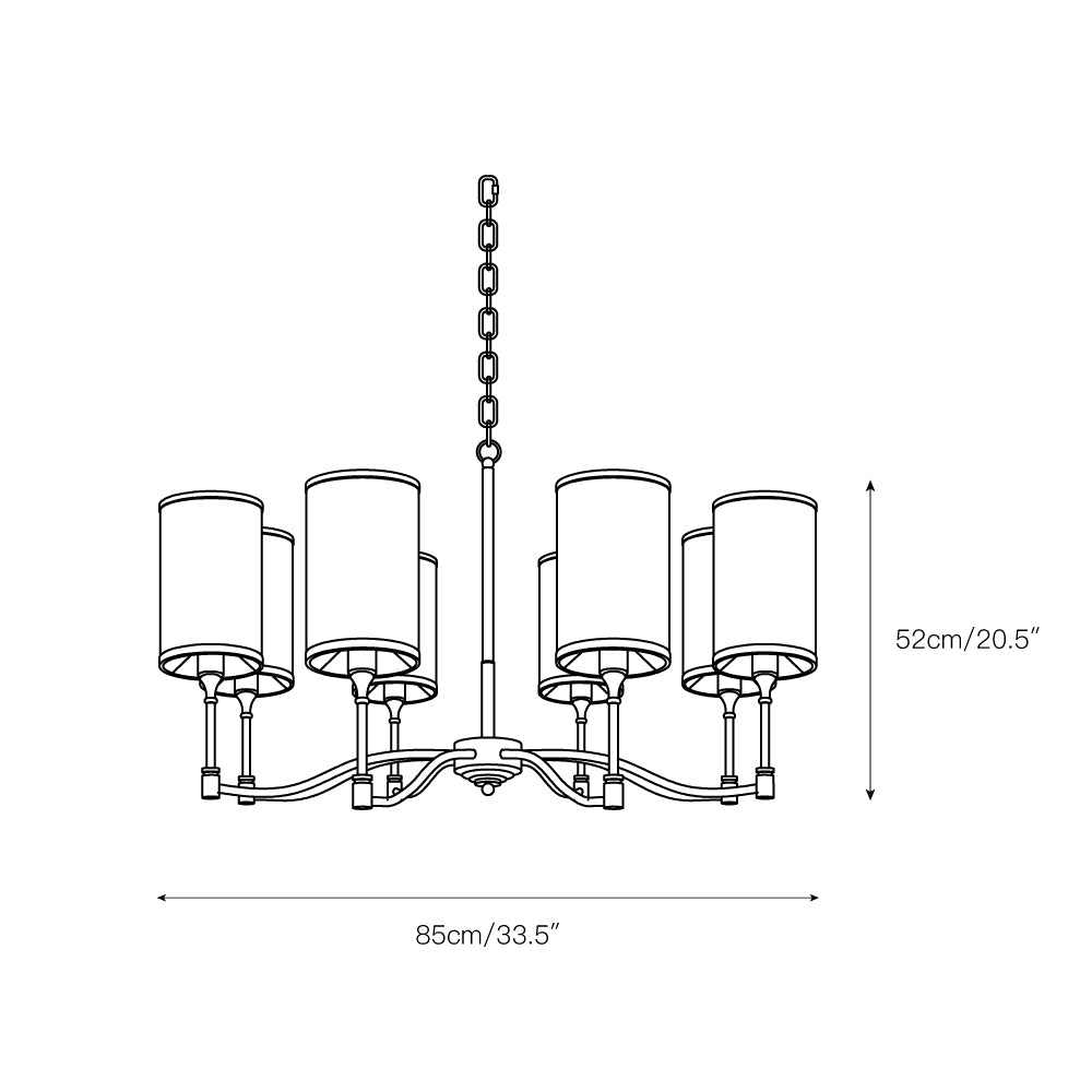 Dart Chandelier T1730