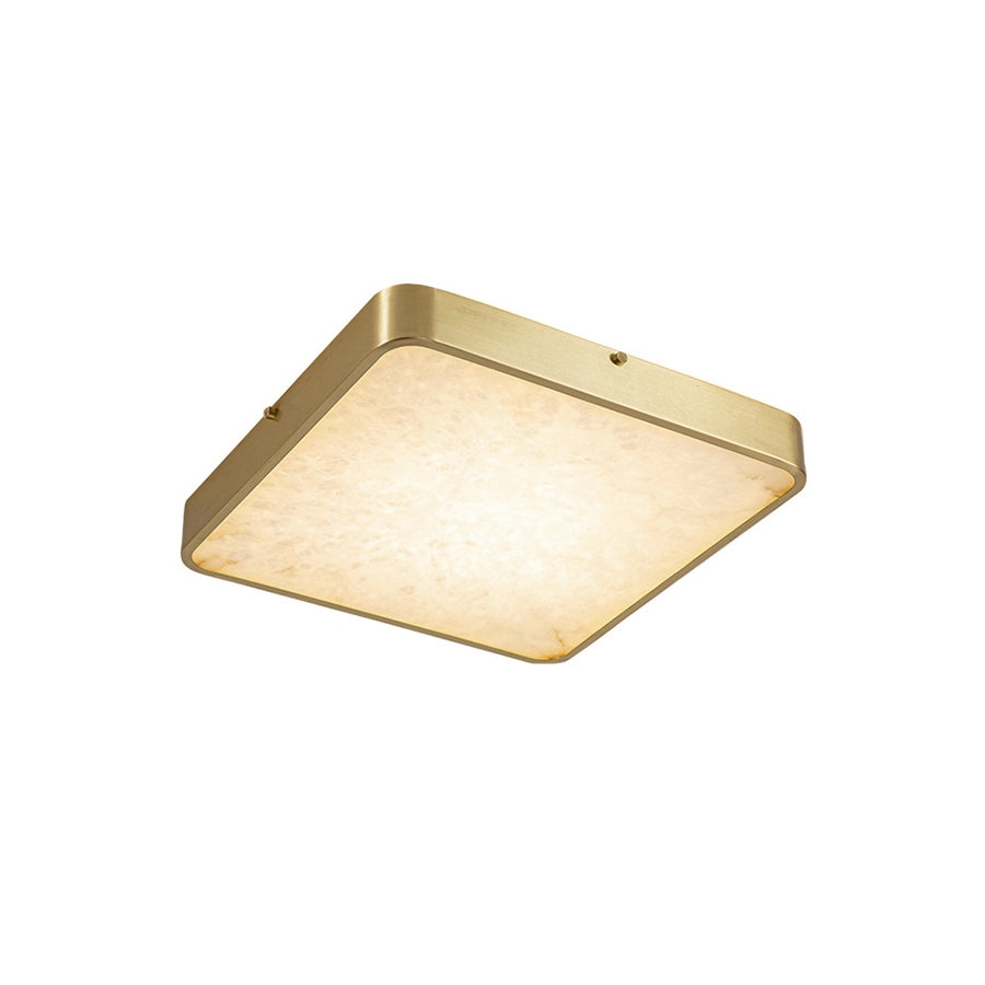 Geometric Alabaster Recessed Ceiling Light T1655