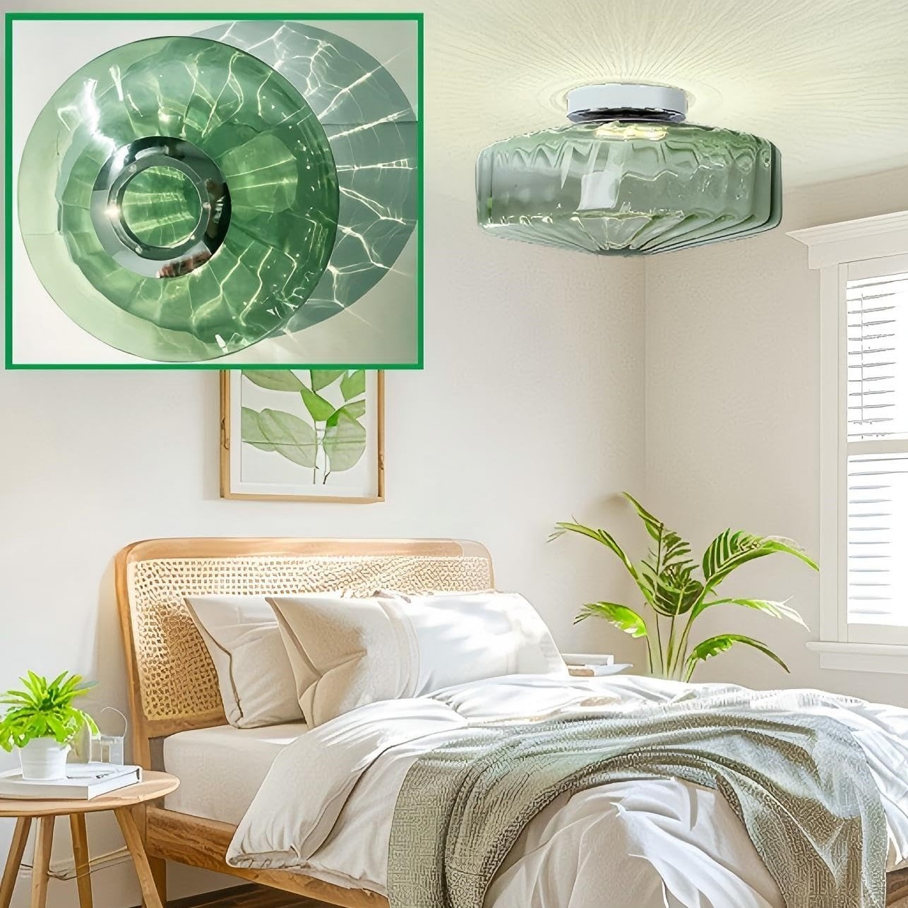 Remy Vintage Water Ripple Ceiling Lamp G90