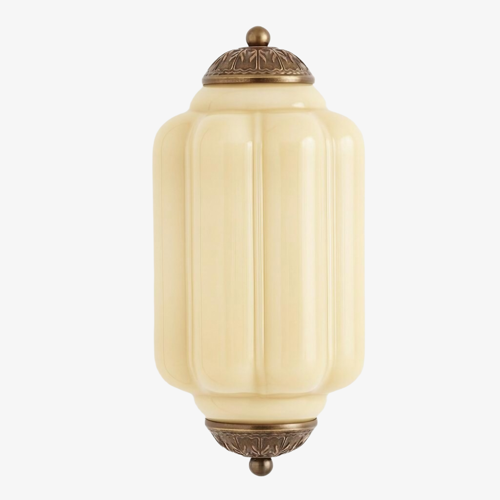 Eloise Elegant Glass Wall Sconce - Vintage Lighting for Bedroom T290