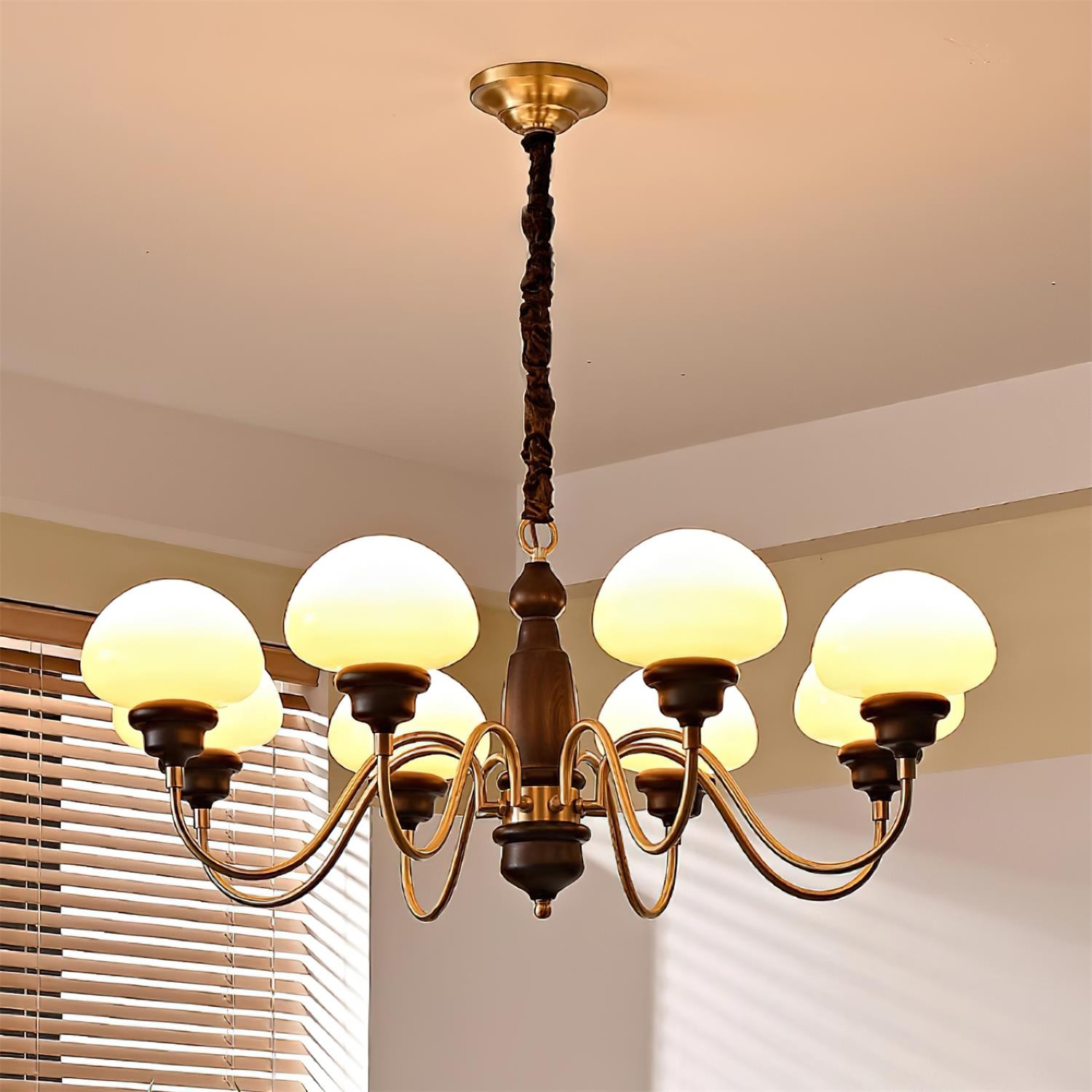 American Retro Mushroom Chandelier M130