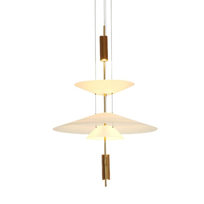 Plumeo Chandelier - Modern Layered LED Pendant for Living Room