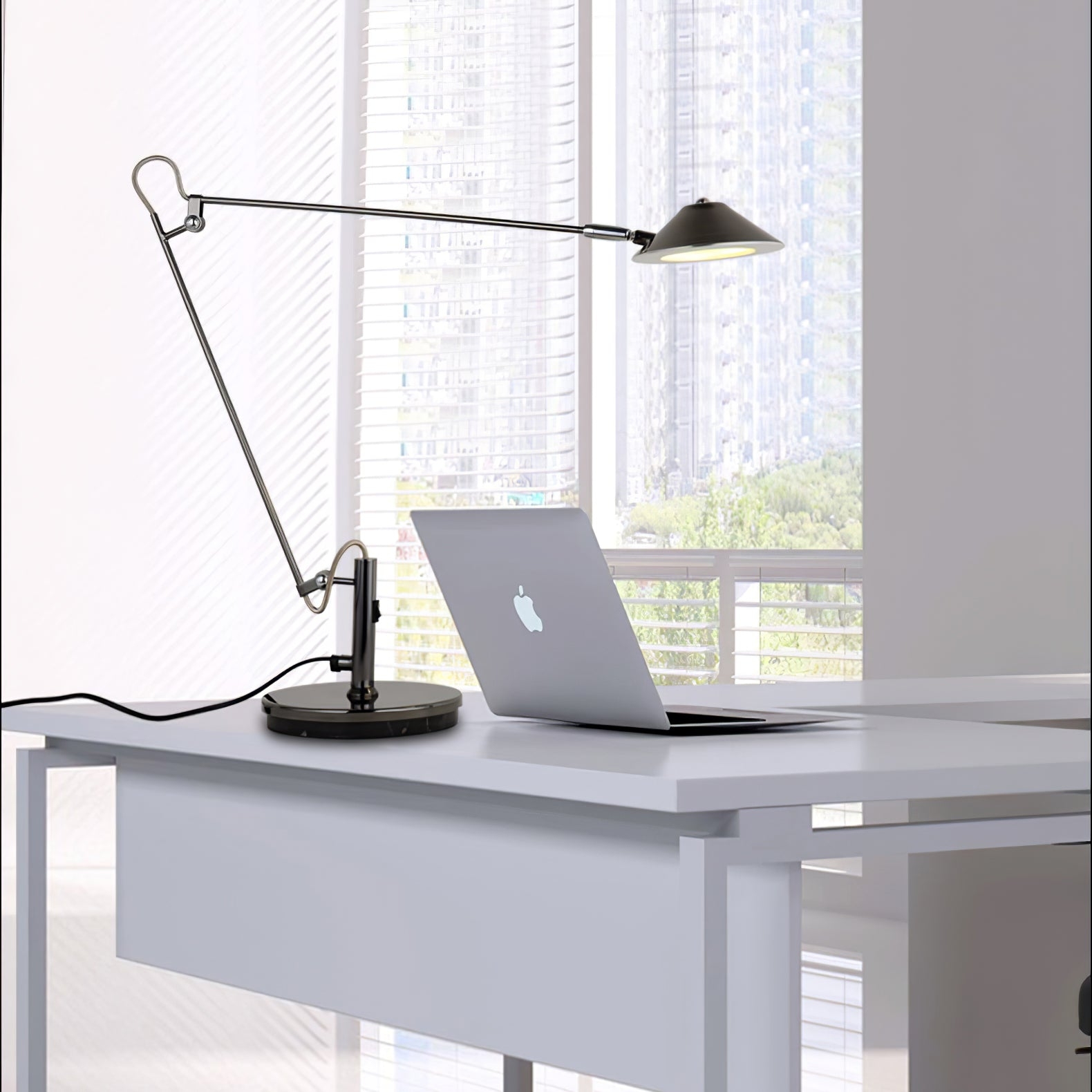 Adjustable Black Office Task Lamp T1596