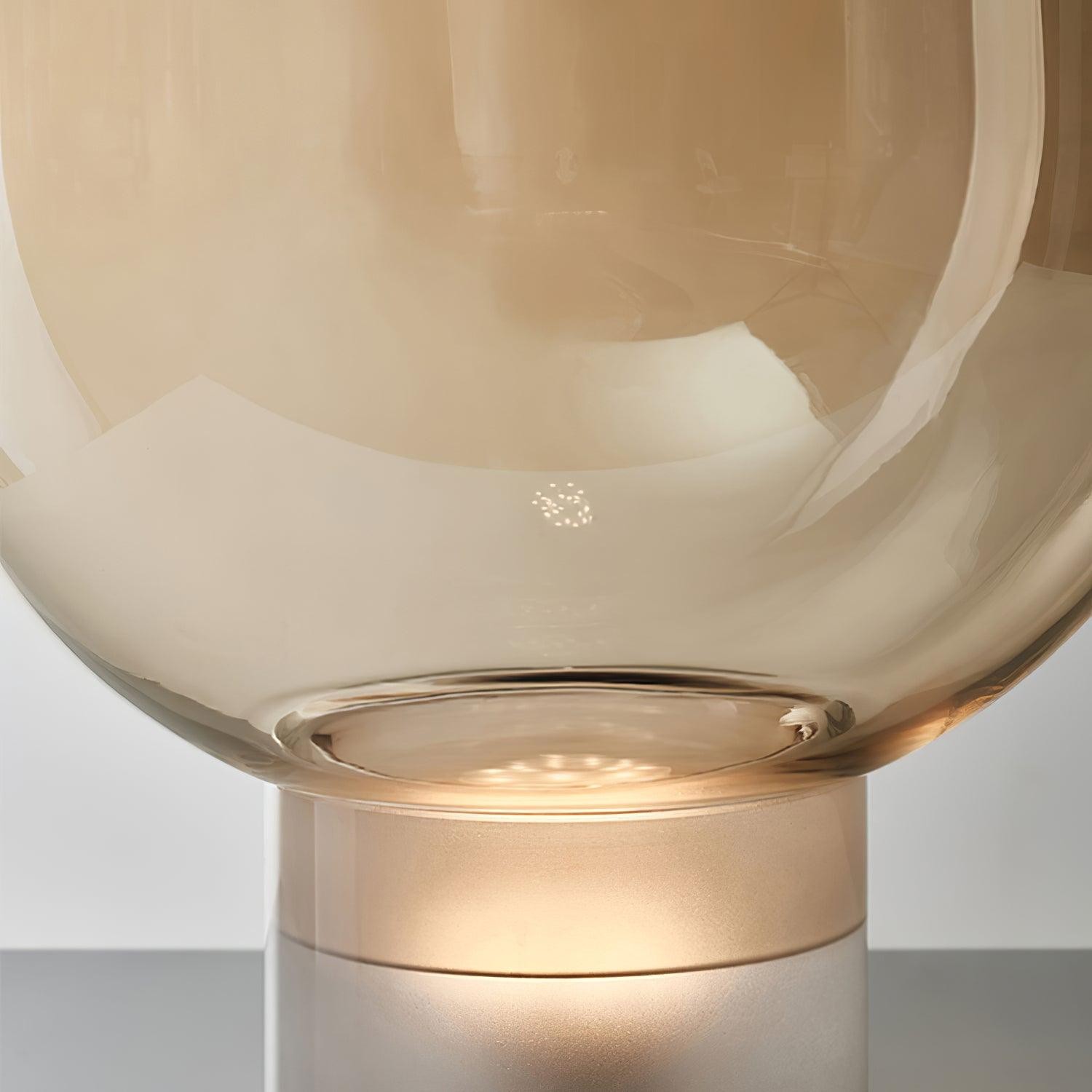 Nordic Simple Modern Luxury Glass Table Lamp For Study Room M394