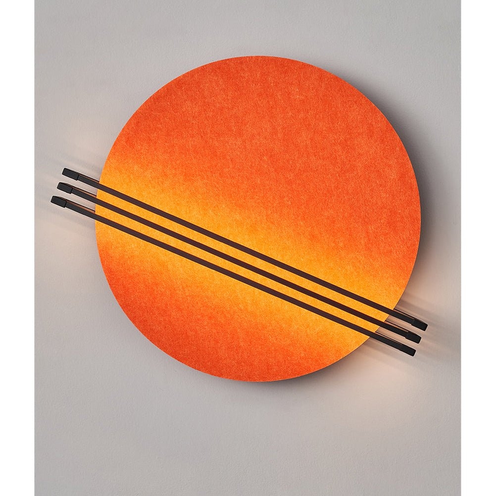 Abstract Sunrise Felt Wall Sconce T1605