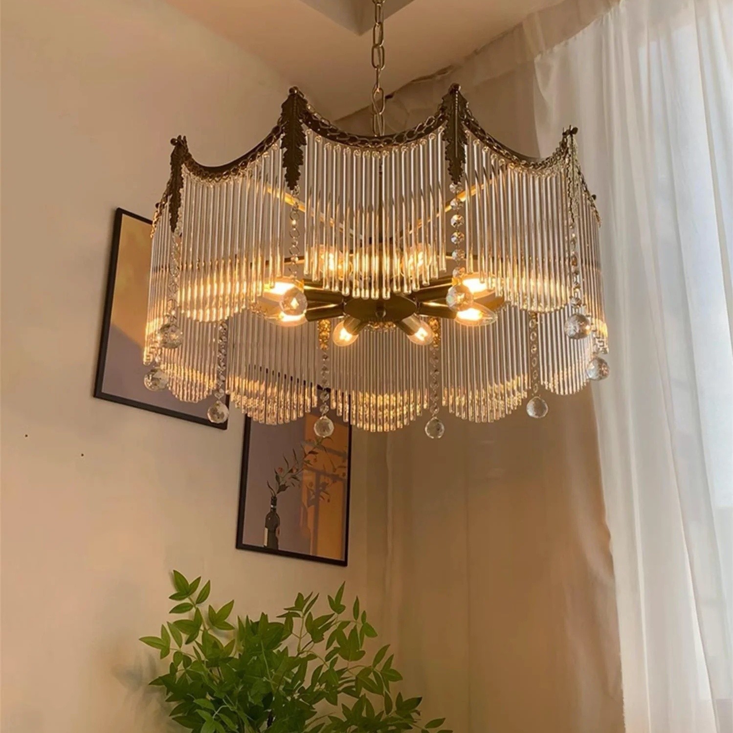 Modern Dining Room Light Fixture – Elegant Chandelier Style S224