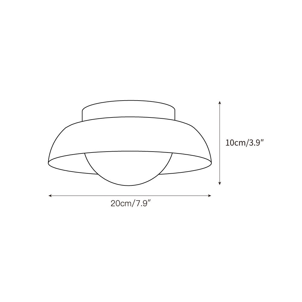 Piedra Travertine Ceiling Lamp T1906
