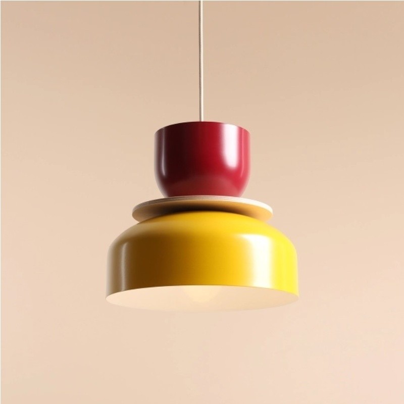 Modern Dual‑Shade Pendant Lamp With Scandinavian Style S227
