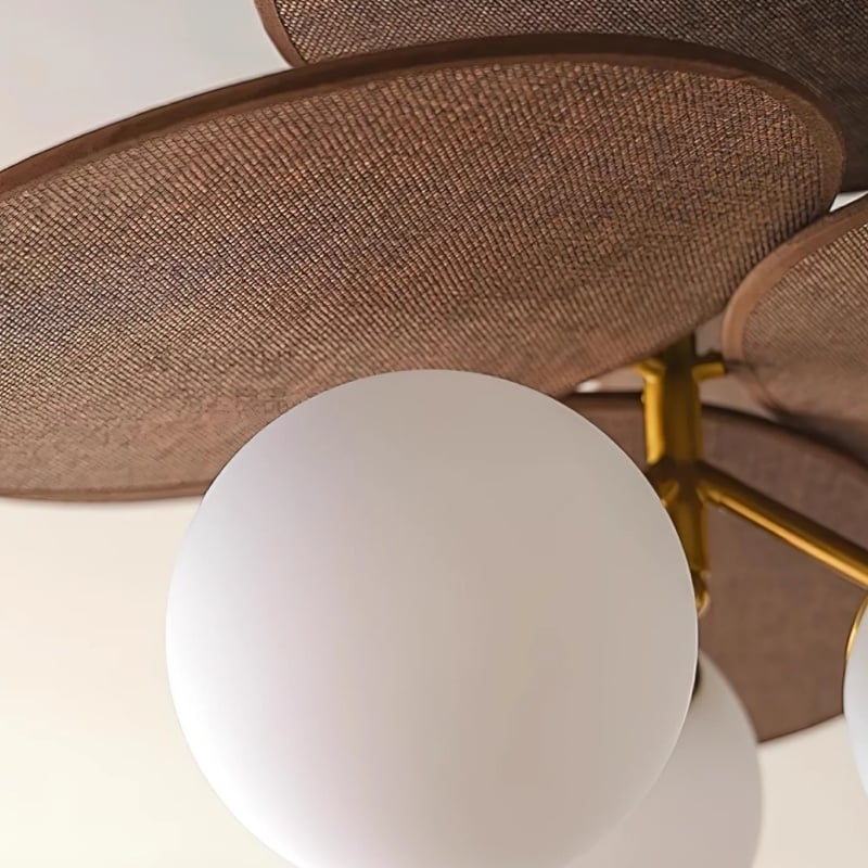 Orrise Overlapping Blade Design Ceiling Light - Contemporary Decorative Light for Interiors T519