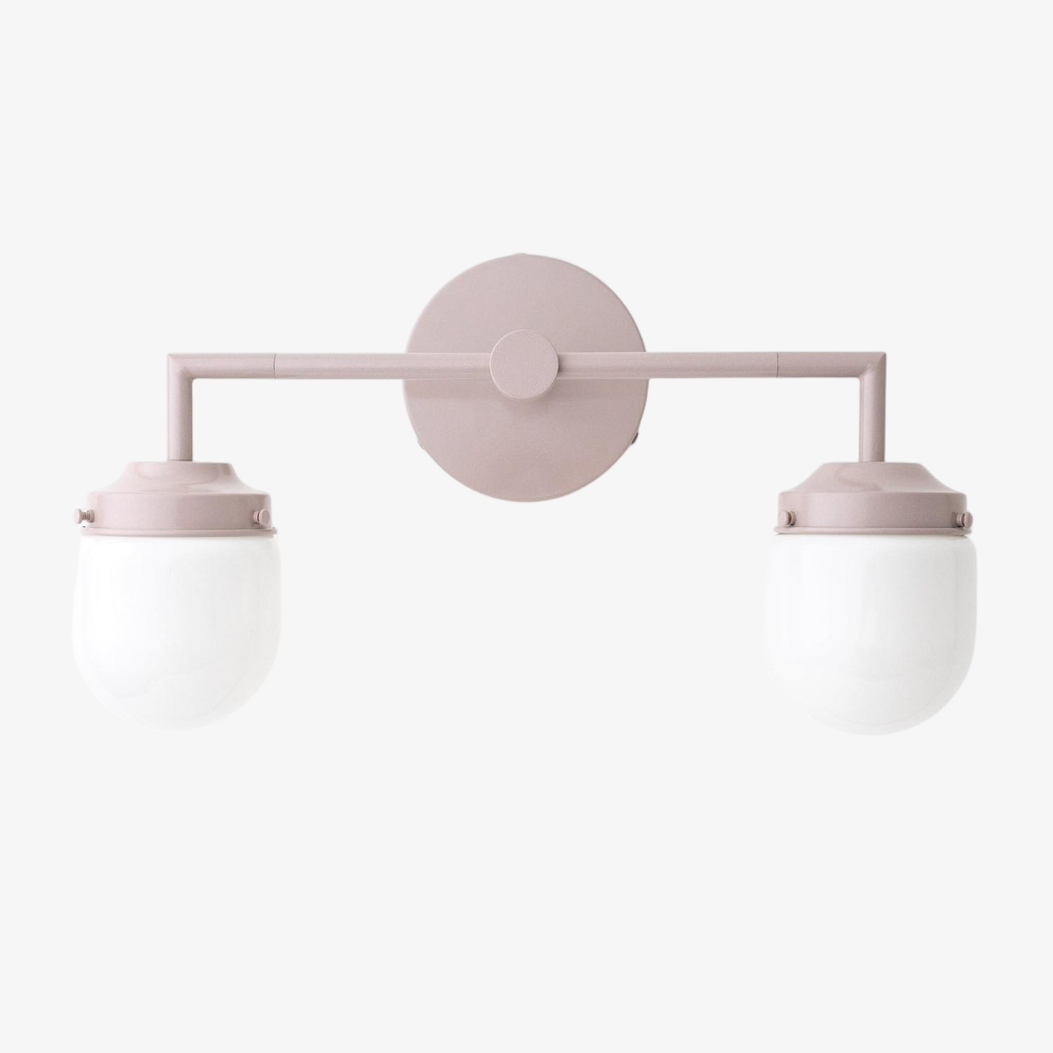 Opalume Glass Double Vanity Light - Vintage Style Bathroom Double Wall Lighting T303