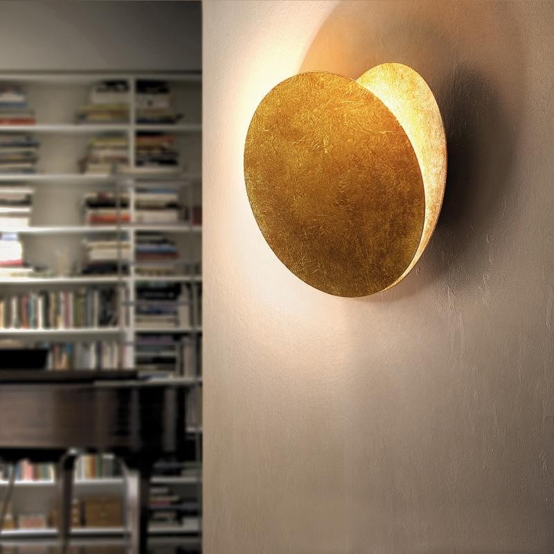 Discola Wall Lamp Metal Disc Design - Living Room Ambient Light