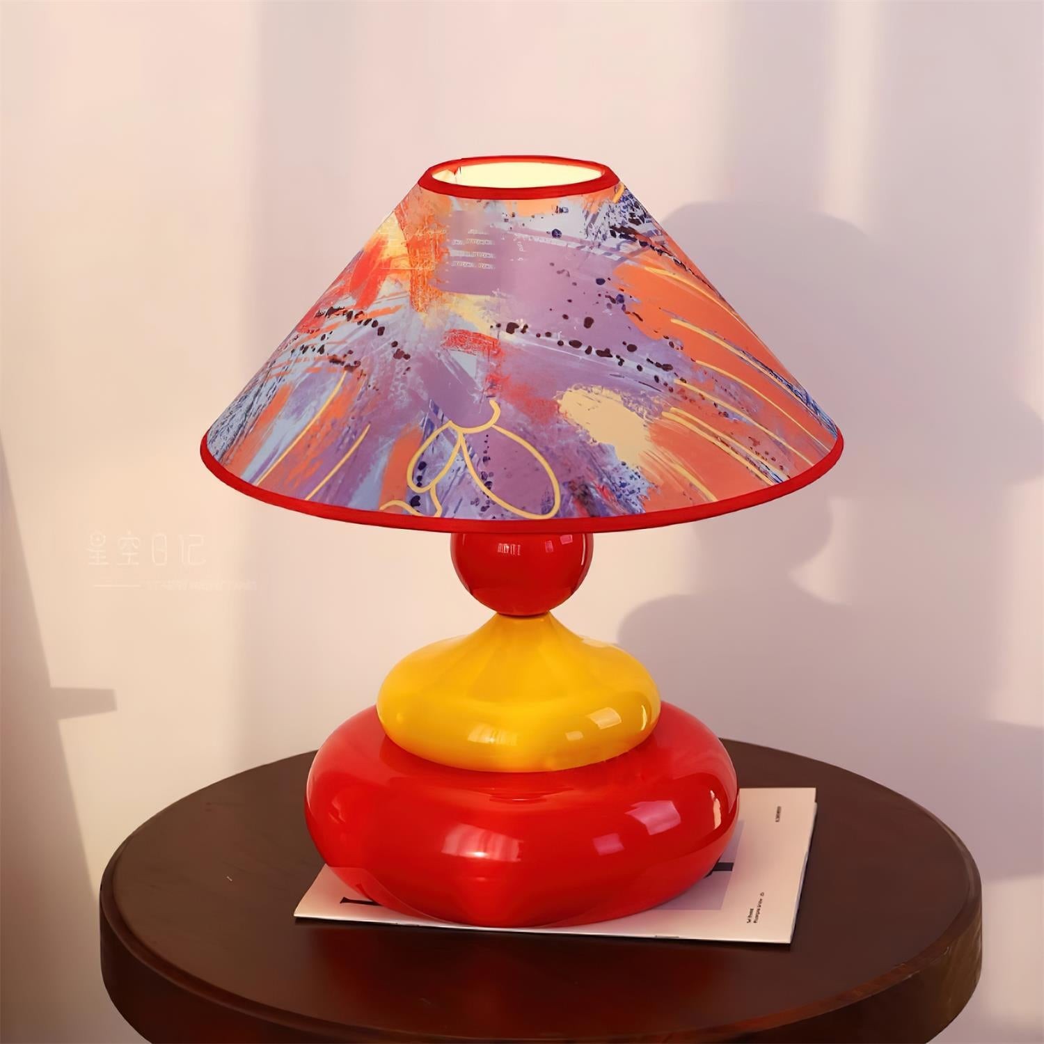 Retro Decorative Colorful Stacked Table Lamp M244