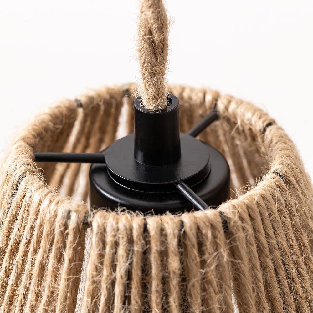 Natural Rope Design Wall Lamp for Bedroom