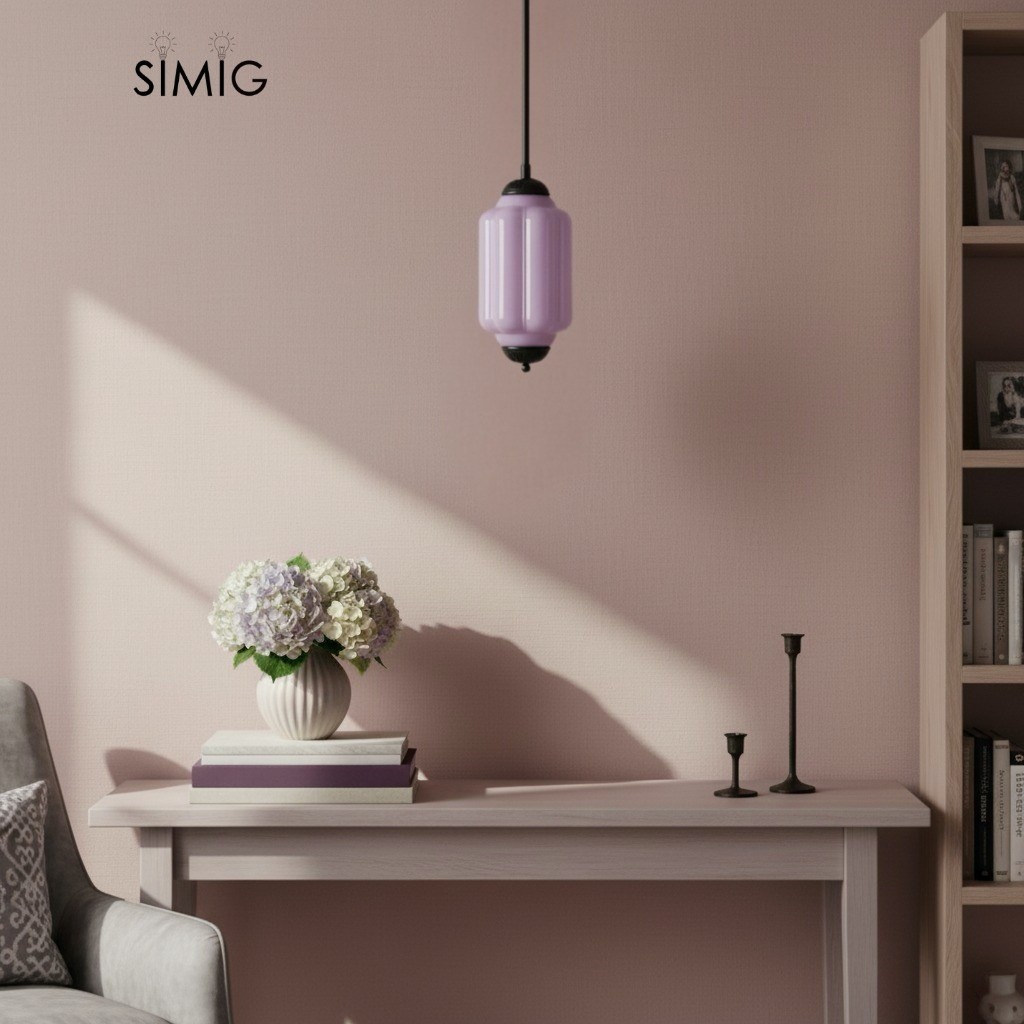 Eloise Vintage Glass Pendant Light - Elegant Pendant Lamp for Living Room G23