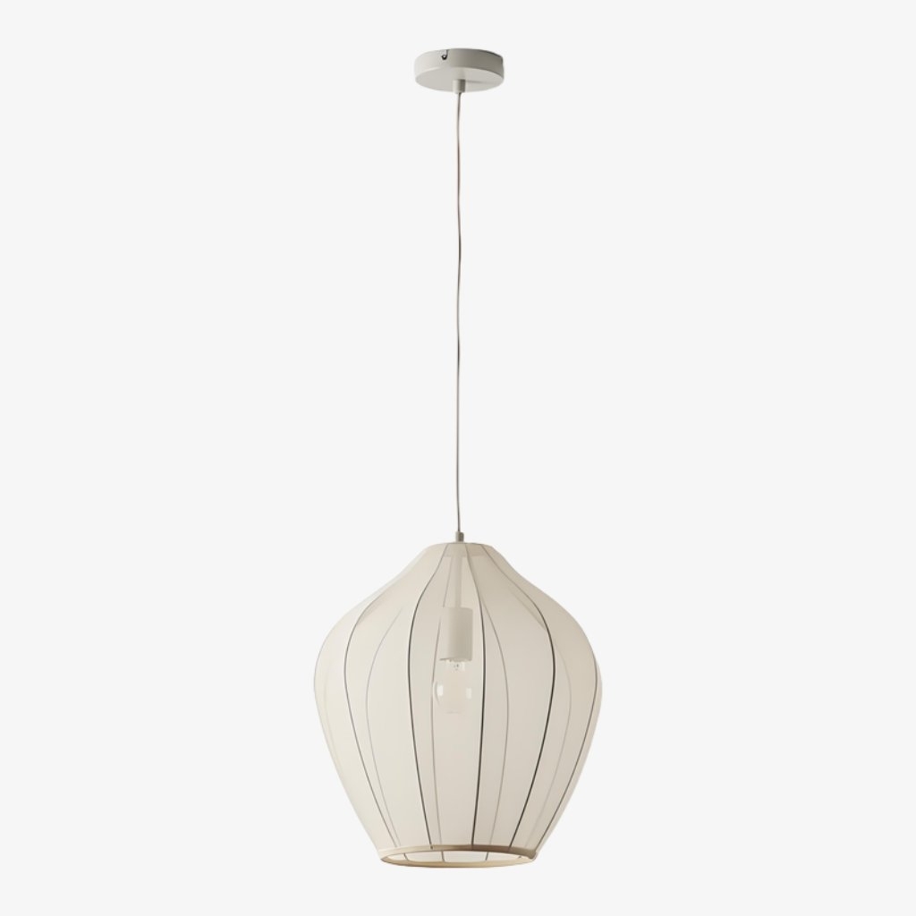 Lumifil Modern Mesh Pendant Light - Hanging Fabric Lghts are Suitable for Dining Rooms or Kitchen Islands T794