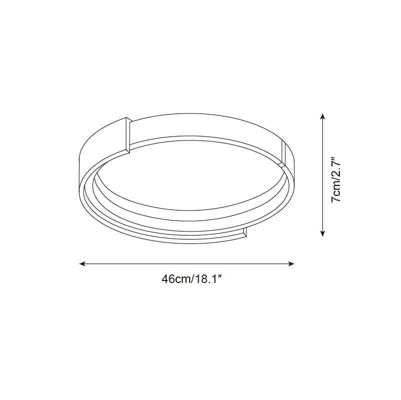 Cerqon Halo Ceiling Lamp T1355