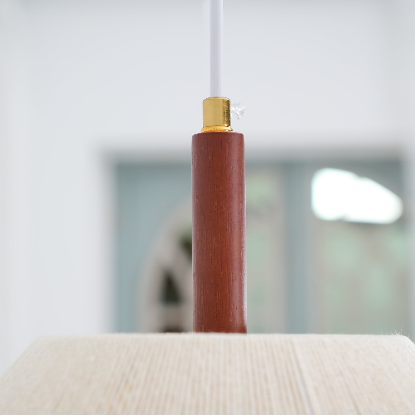 Japanese Wabi-Sabi Style Woven Fabric Pendant Lamp M10