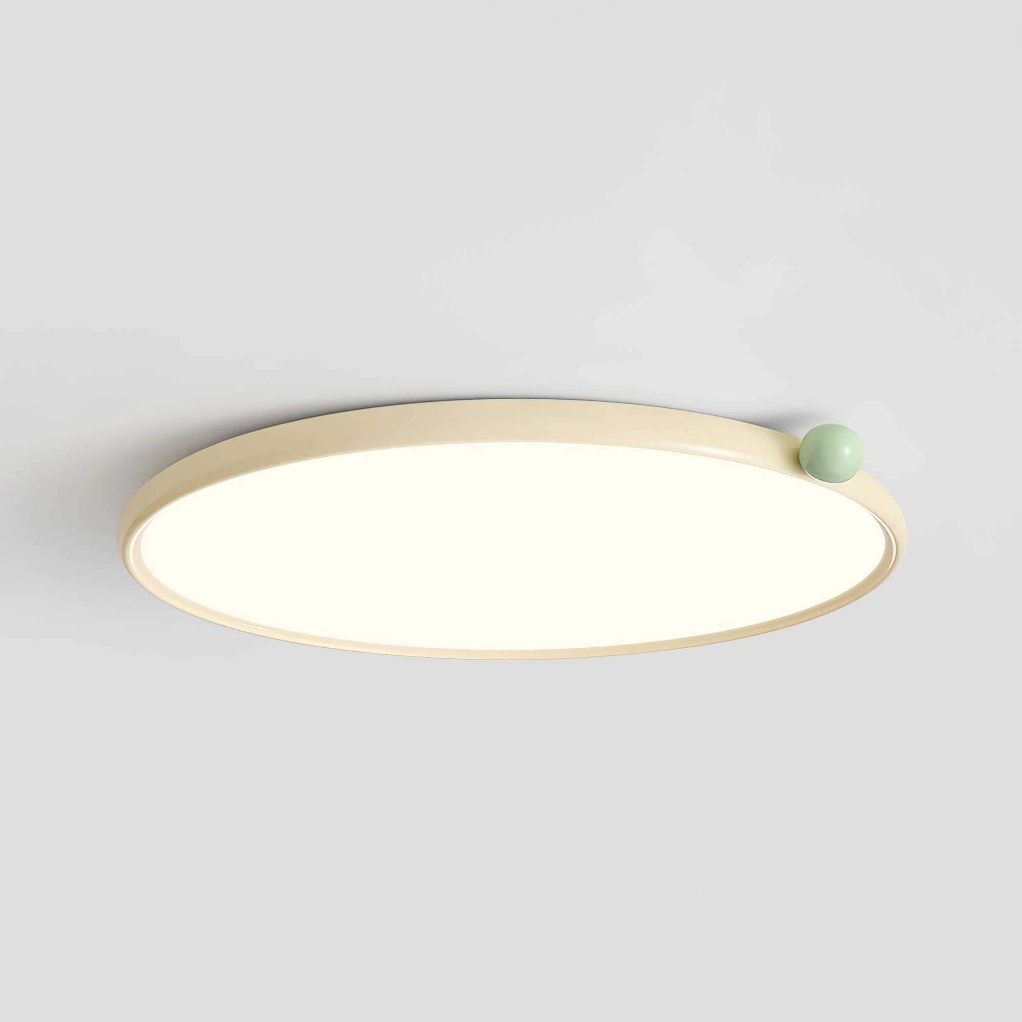 Minimalist Disc Cream Style Ultra-thin Ceiling Lamp M440