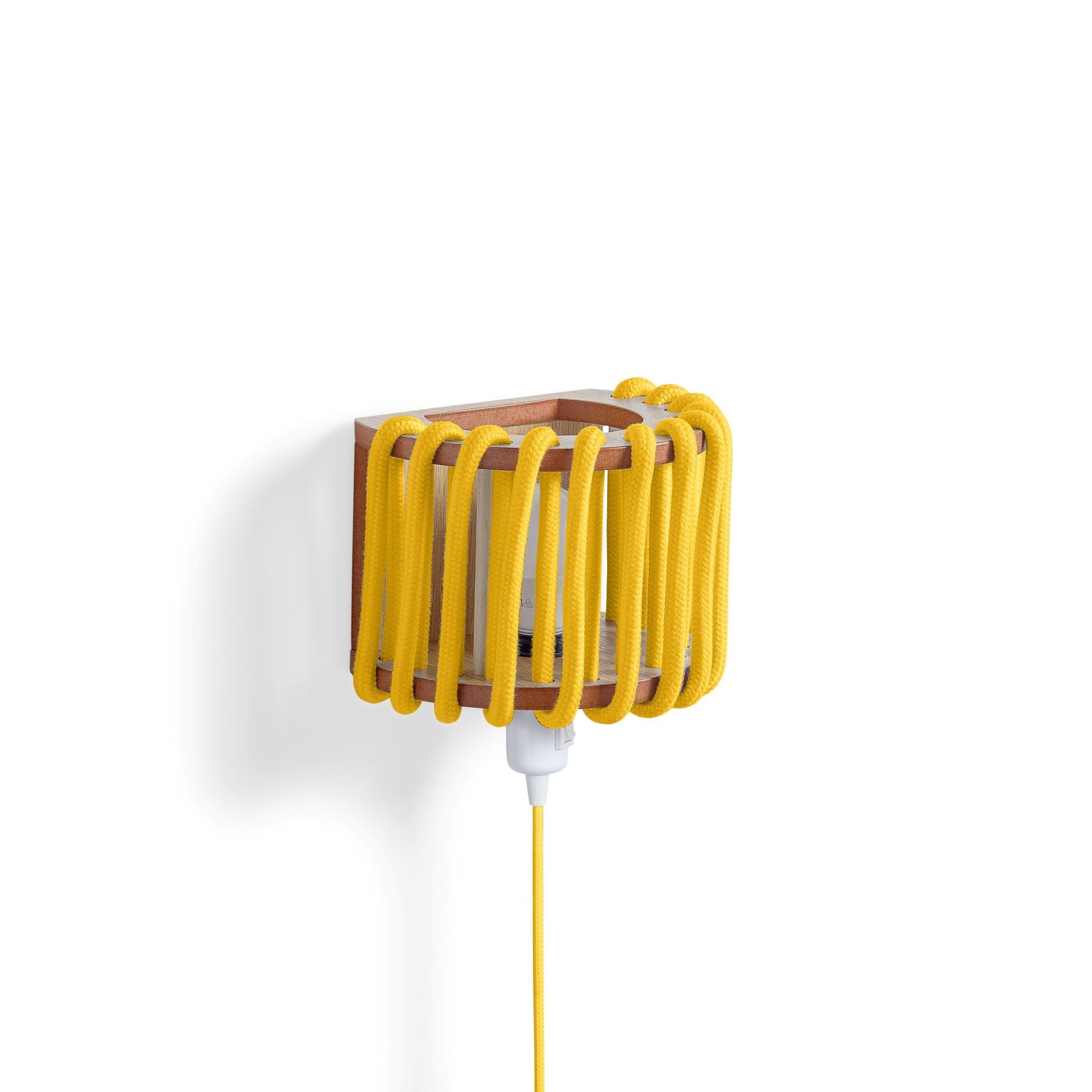Macaron Rope-wrapped Wooden Wall Lamp S190
