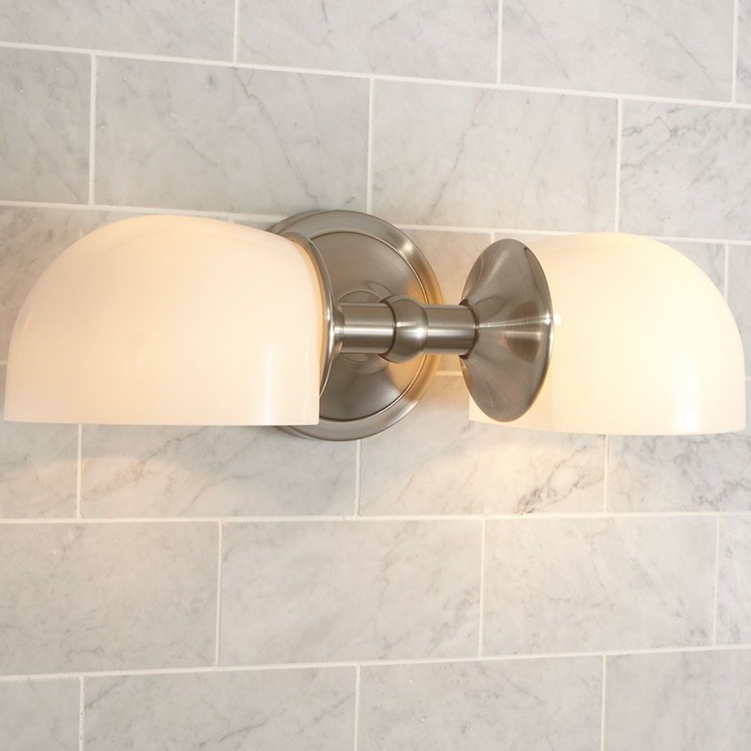 Modern Mercer Double Horizontal Metal Wall Sconce T145