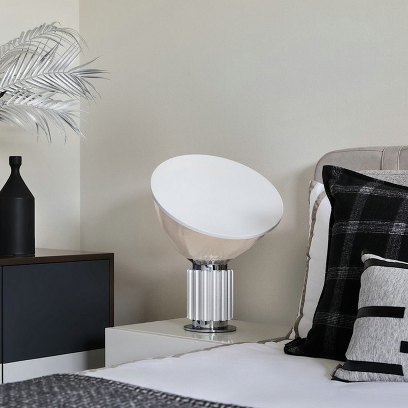 Bowlum Table Lamp - Designer Glass Table Lamp for Bedroom
