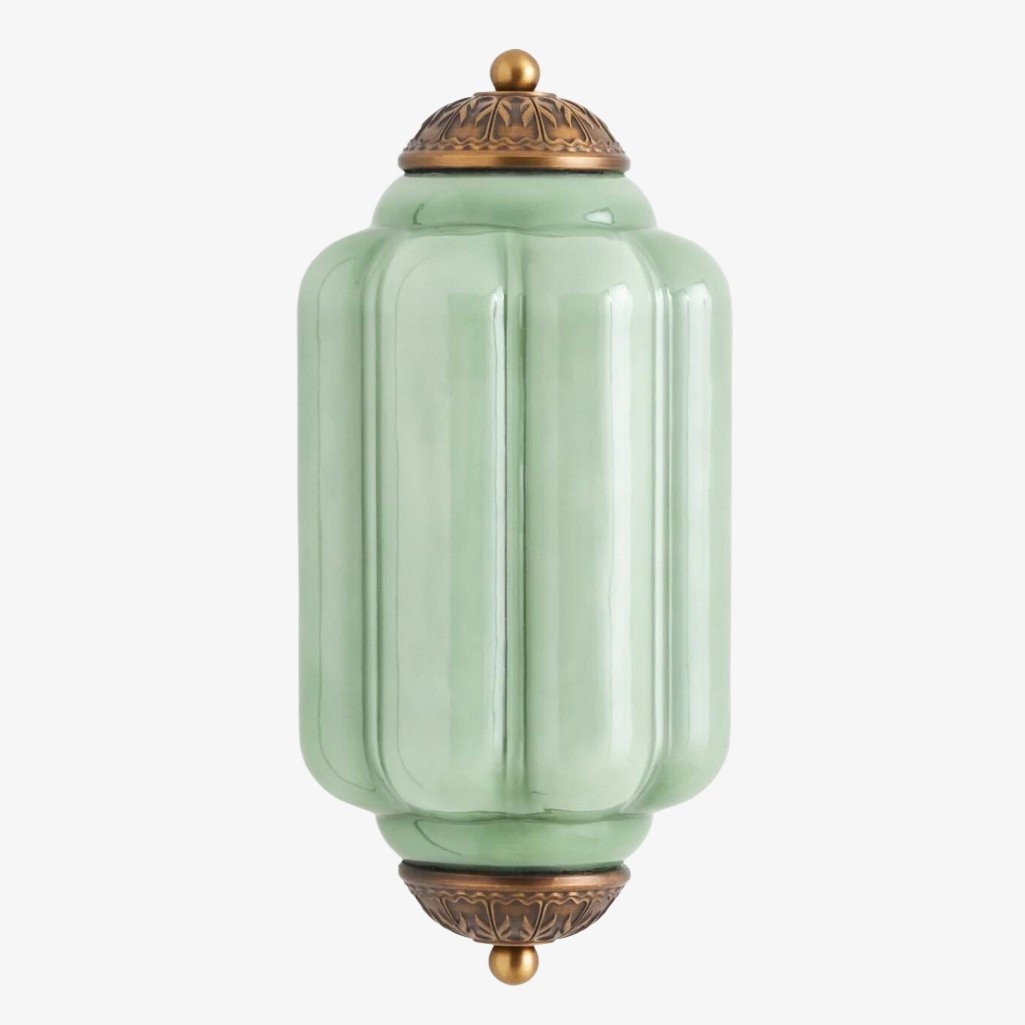 Eloise Elegant Glass Wall Sconce - Vintage Lighting for Bedroom T290