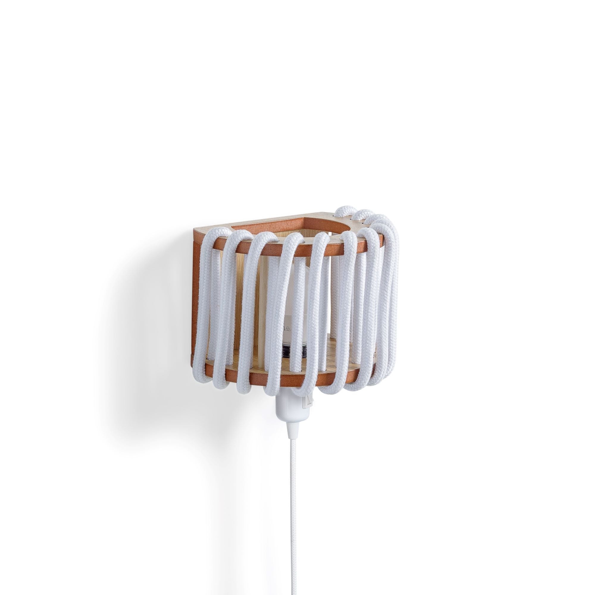 Macaron Rope-wrapped Wooden Wall Lamp S190