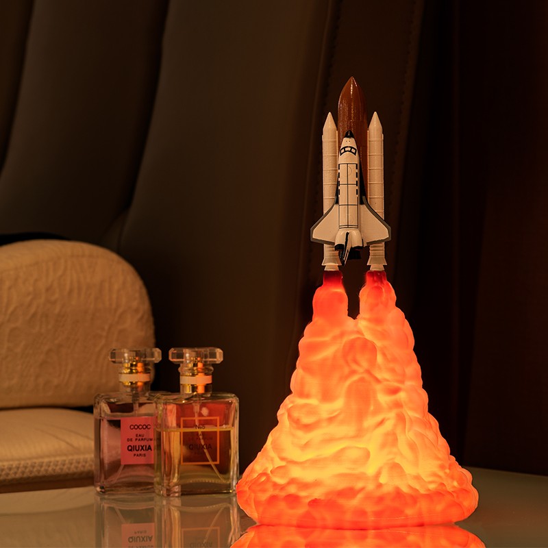 Creative 3D Printed Airplane Fire Dragon Table Lamp M585