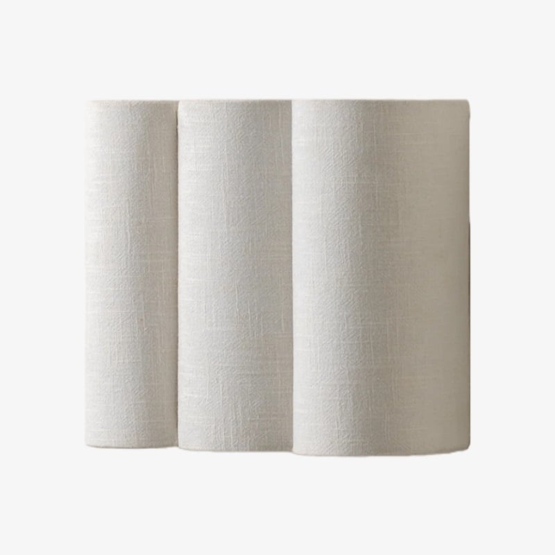 Linbron Soft Linen Wall Sconce - Minimalist Fabric Wall Light for Bedroom T478