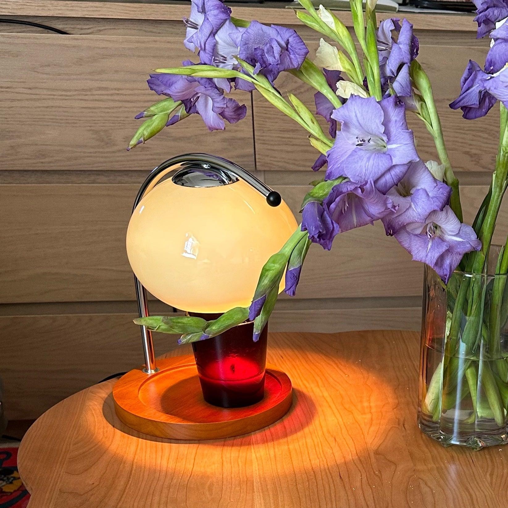 Modern Bauhaus Glass Candle Warmer Table Lamp M43