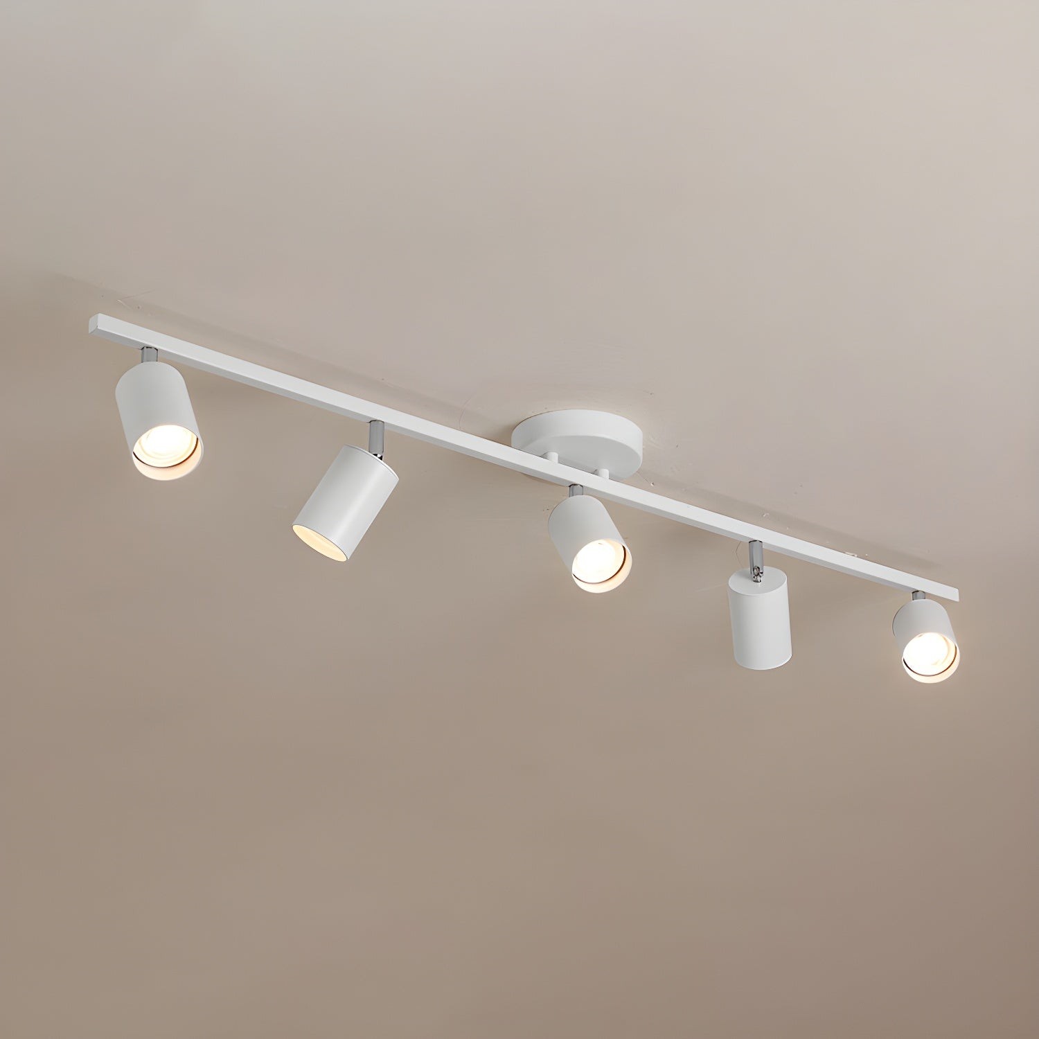 Row Of Multi-Head Metal Ceiling Lights M555