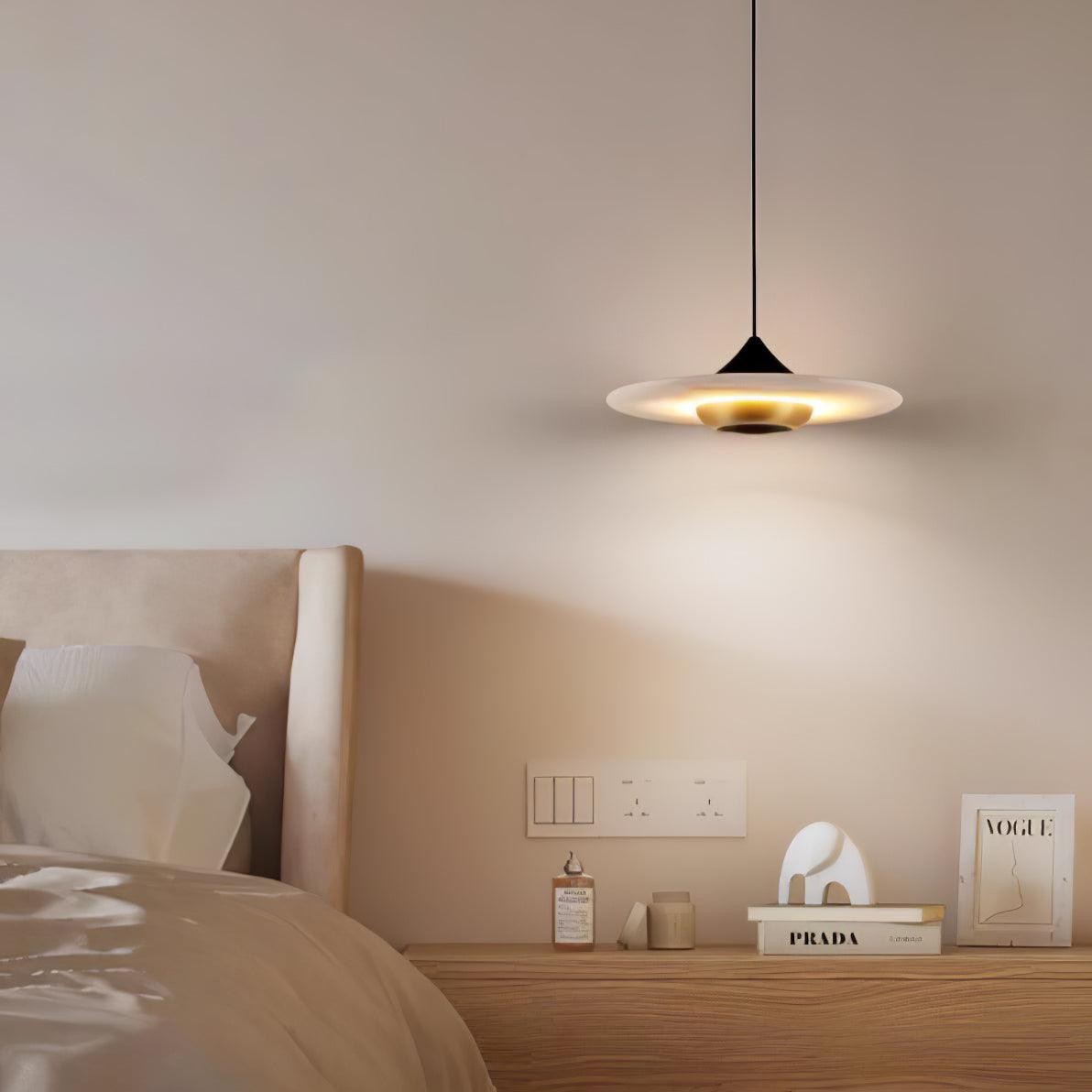 Flying Saucer Marble Pendant Lamp M455