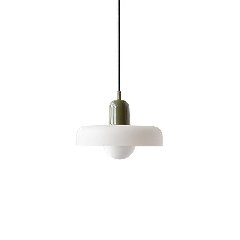Morandi Glass Disc Orb Pendant Lamp S09