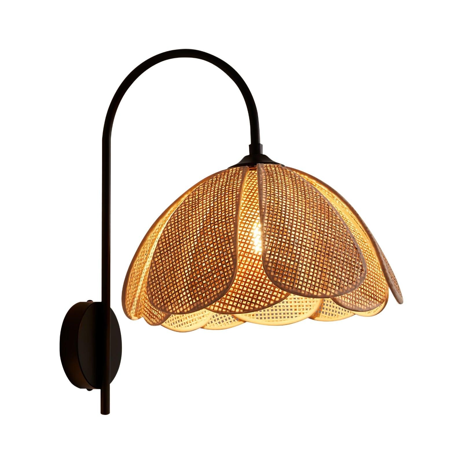 Rattan Petal Wall Lamp M512
