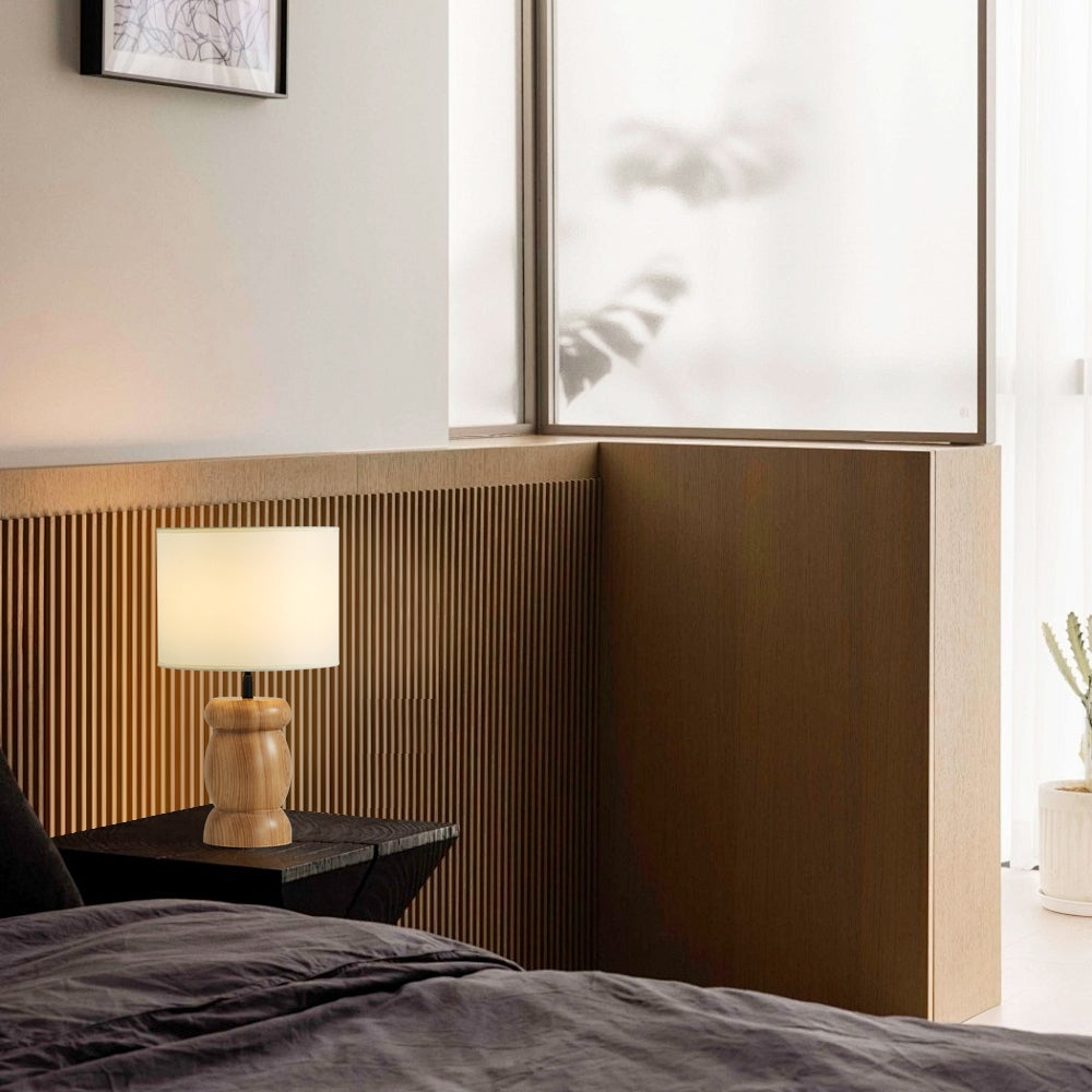 Pebble Wood Table Lamp T1671