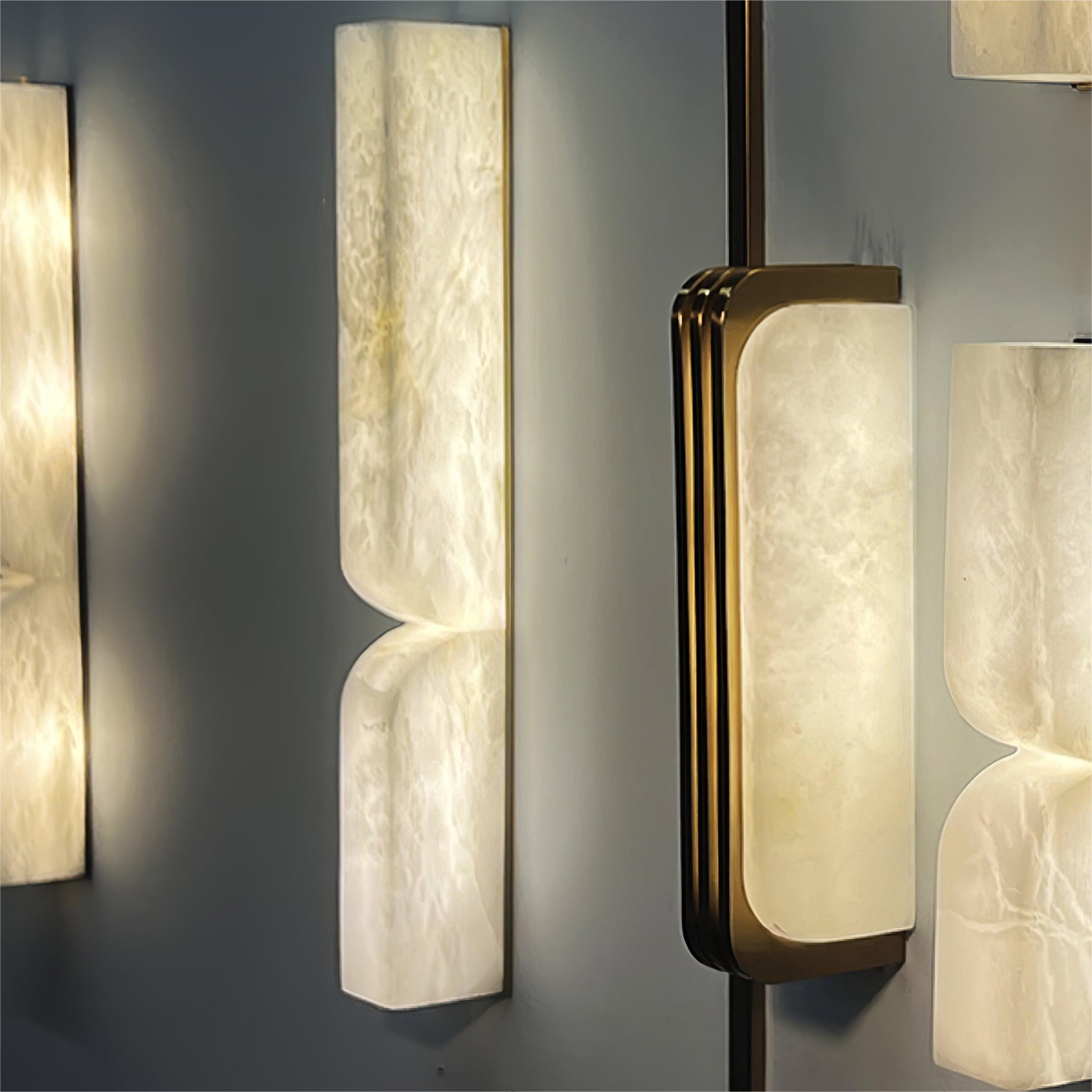 Albesque Vintage Elegant Alabaster Wall Lamp S173