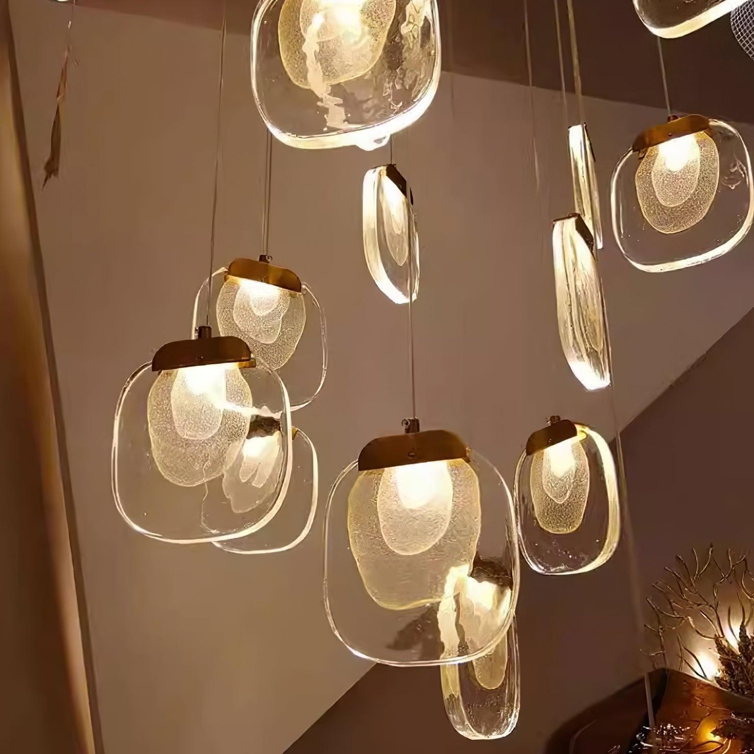 Glass Ripples Pendant Lamp M156