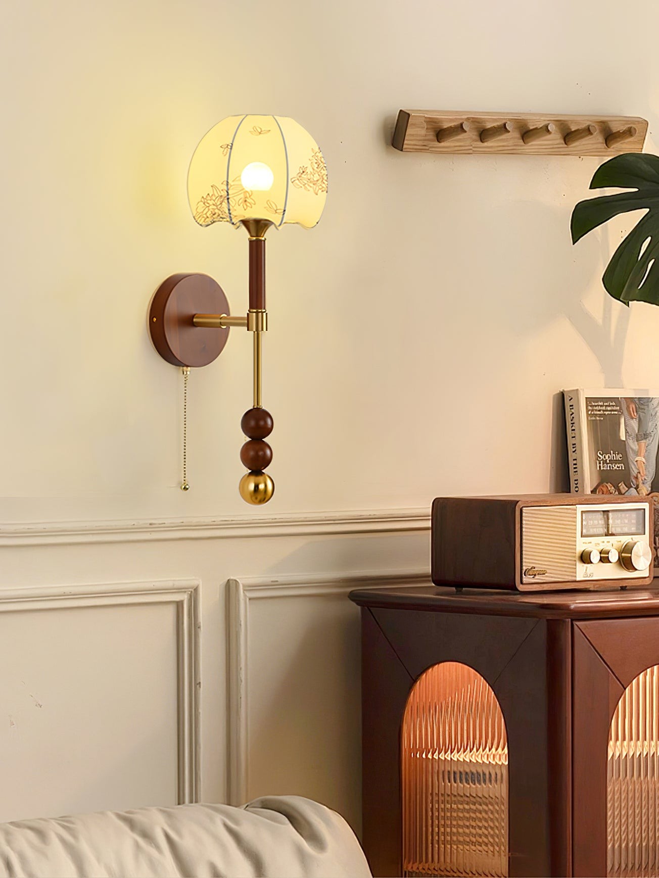 Retro Solid Wood Series Wall Lamp M419