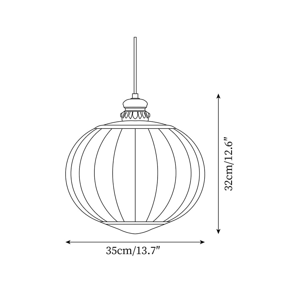 Playful Striped Meira Pendant Lamp for Kitchens & Dining S369