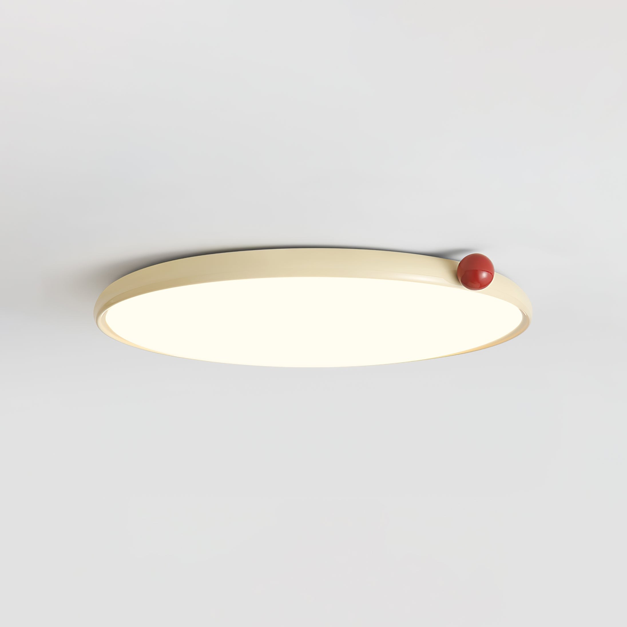 Minimalist Disc Cream Style Ultra-thin Ceiling Lamp M440