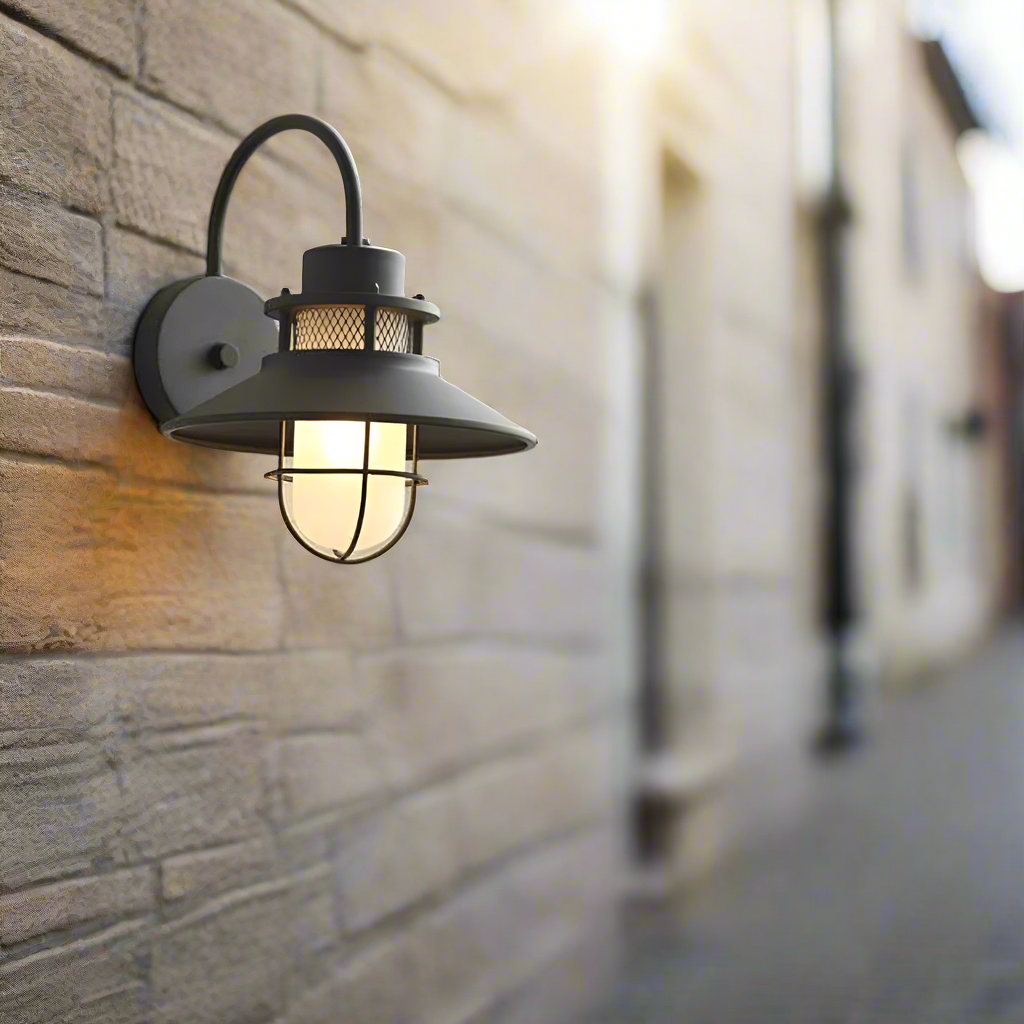 Luminous Outdoor Torch Metal Outdoor Wall Lamp T2031