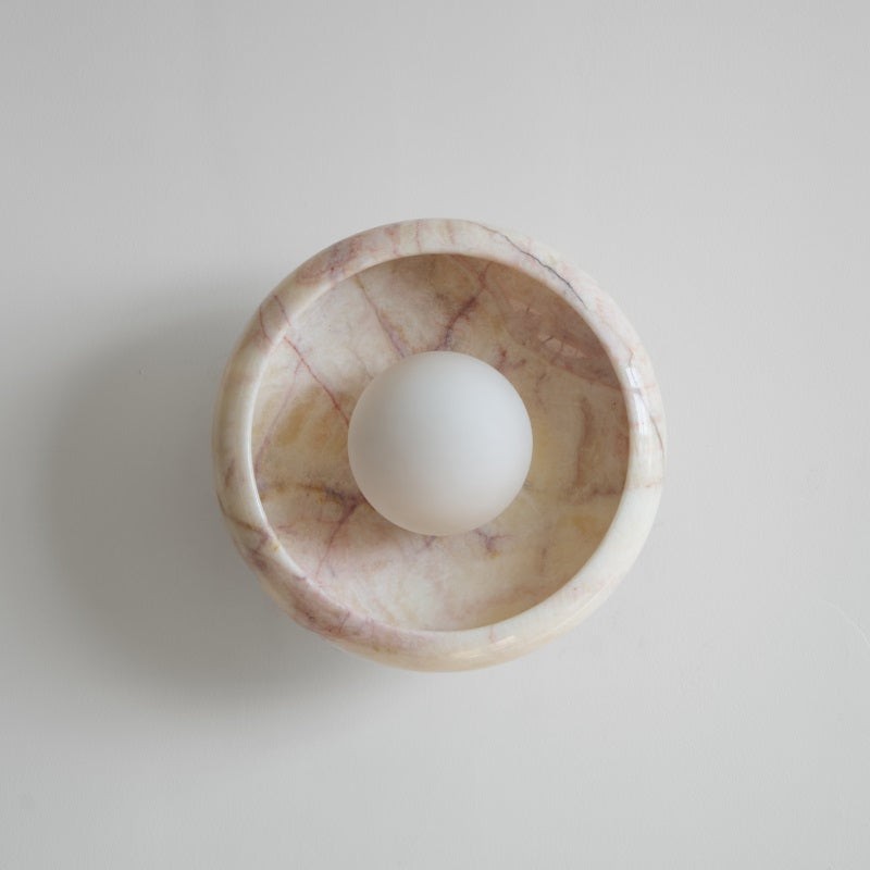 Bowl - Shaped Marble Wall Lamp P064